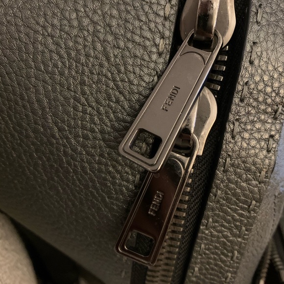 Fendi Leather Backpack Large Size - Picture 4 of 6